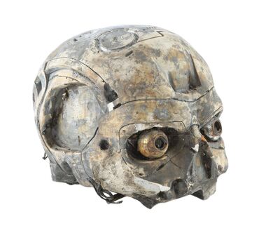 THE TERMINATOR (1984) - The Terminator's Blown-Up Endoskeleton Skull Fragment