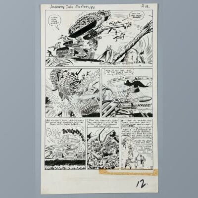 THOR / JOURNEY INTO MYSTERY #84 (1962) - Jack Kirby and Dick Ayers Hand-Drawn Page 10 Artwork