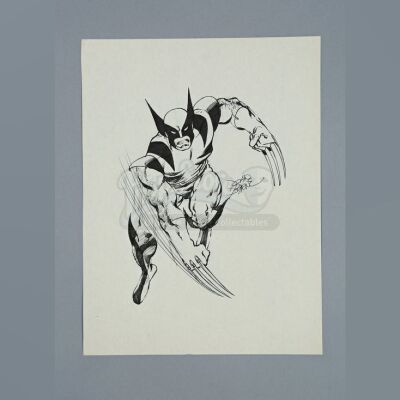 X-MEN (CIRCA LATE 1970'S TO 1980) - John Byrne Hand-Drawn Wolverine Artwork Commission