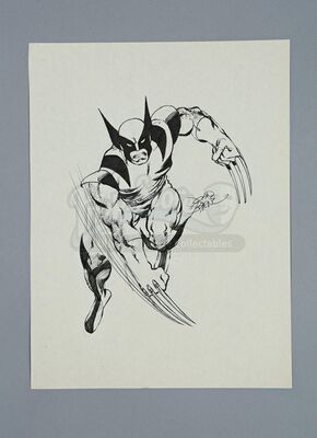 X-MEN (CIRCA LATE 1970'S TO 1980) - John Byrne Hand-Drawn Wolverine Artwork Commission