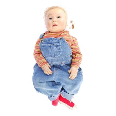 Lot # 55: BABY'S DAY OUT (1994) - Animatronic Baby Bink Puppet