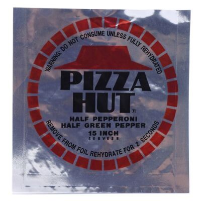 Lot # 59: BACK TO THE FUTURE PART II (1989) - McFly Family Dehydrated Pizza Hut Wrapper