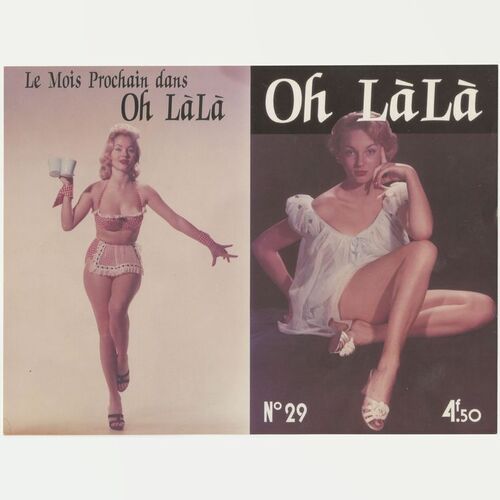 Lot # 60: BACK TO THE FUTURE PART II (1989) - Production-Made Oh La La Pin-Up Magazine Cover
