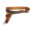 Lot # 67: BATJAC Productions (John Wayne's Prod Co.) - Leather Gun Belt with Holster from John Wayne's Production Company