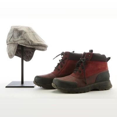 Lot # 90: BETTER CALL SAUL (T.V. SERIES, 2015 - 2022) - Gene Takavic's (as played by Bob Odenkirk) Winter Hat and Boots