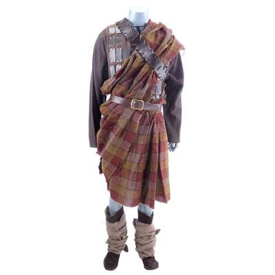 Lot # 134: BRAVEHEART (1995) - Scottish Warrior Costume