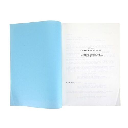 Lot # 195: CROW, THE (1994) - Charles Lippincott Collection: Bound First Draft Script