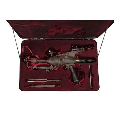 Lot # 229: DR GRORDBORT PRESENTS: THE DEADLIEST GAME (2011) - F.M.O.M. Industries Wave Disrupter Gun