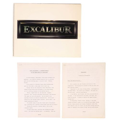 Lot # 265: EXCALIBUR (1981) - Promotional Ephemera