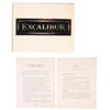 Lot # 265: EXCALIBUR (1981) - Promotional Ephemera