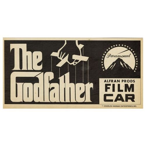 Lot # 319: GODFATHER, THE (1972) - Crew Parking Placard