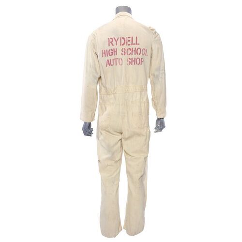 Lot # 328: GREASE (1978) - Rydell High Auto Shop "Greased Lightning" Coveralls No. 16