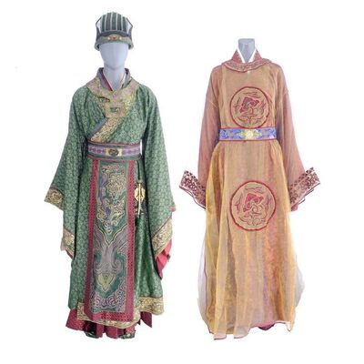 Lot # 333: GREAT WALL, THE (2016) - Emperor Advisor and Palace Lady Ensembles