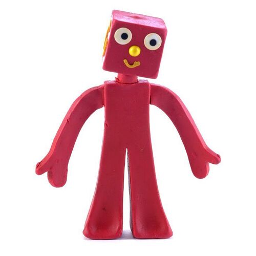 Lot # 336: GUMBY'S ADVENTURES (T.V. SERIES, 1988 - 2002) - Blockhead G Puppet