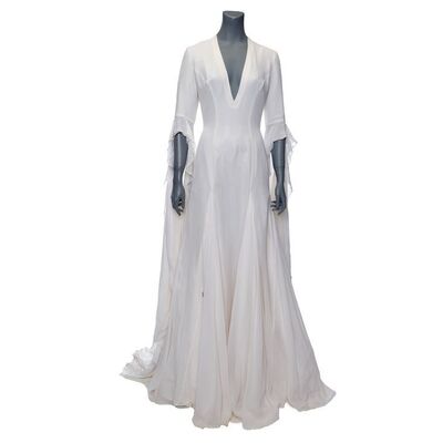 Lot # 337: HALLOWEEN II (2009) - Deborah Myers' (Sheri Moon Zombie) Dress and Boots