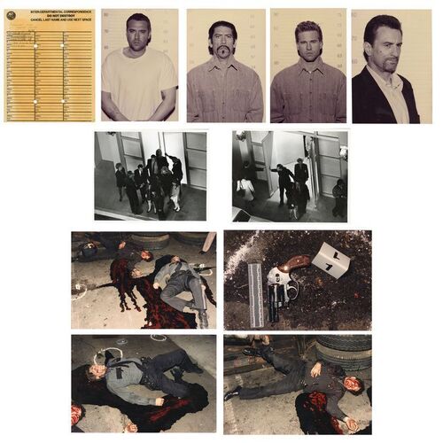 Lot # 350: HEAT (1995) - Set of LAPD's Neil McCauley (Robert De Niro) and Crew Surveillance Photographs