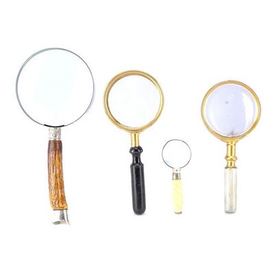 Lot # 359: HOLMES & WATSON (2018) - Set of Sherlock Holmes' Magnifying Glasses