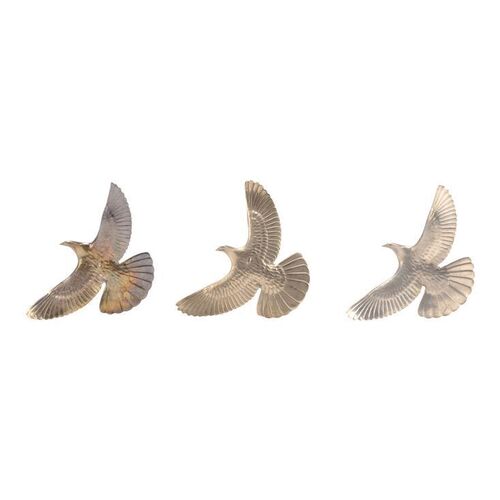 Lot # 363: HOME ALONE 2: LOST IN NEW YORK (1992) - Set of Three Turtle Dove Ornament Prototypes