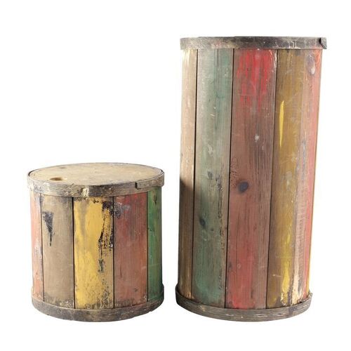 Lot # 368: HOOK (1991) - Set of Two Rainbow Barrels