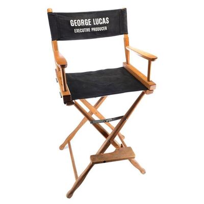 Lot # 394: ADVENTURES OF YOUNG INDIANA JONES, THE (T.V. SERIES, 1992 - 2008) - George Lucas' Executive Producer Chair