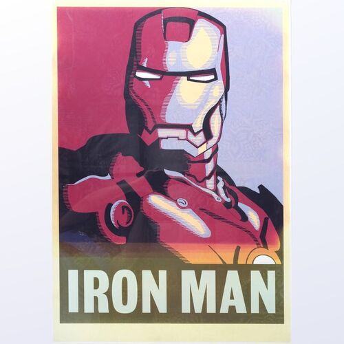 Lot # 402: IRON MAN 2 (2010) - Production-Made Tony Stark's (Robert Downey, Jr.) Iron Man Poster