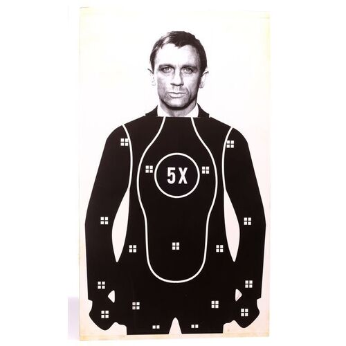 Lot # 430: SPECTRE (2015) - Pair of James Bond (Daniel Craig) Target Sheets