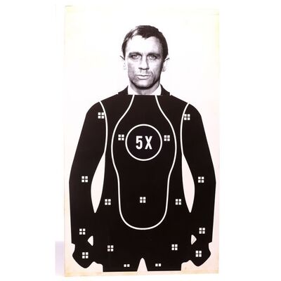 Lot # 430: SPECTRE (2015) - Pair of James Bond (Daniel Craig) Target Sheets