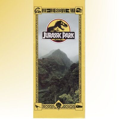 Lot # 448: JURASSIC PARK (1993) - Park Brochure