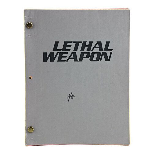 Lot # 475: LETHAL WEAPON (1987) - Bound Annotated Studio Copy Revised Final Draft Script