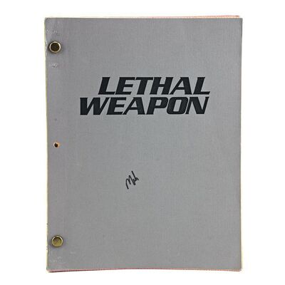 Lot # 475: LETHAL WEAPON (1987) - Bound Annotated Studio Copy Revised Final Draft Script