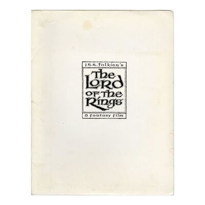 Lot # 486: LORD OF THE RINGS (1978), THE - Original Press Kit
