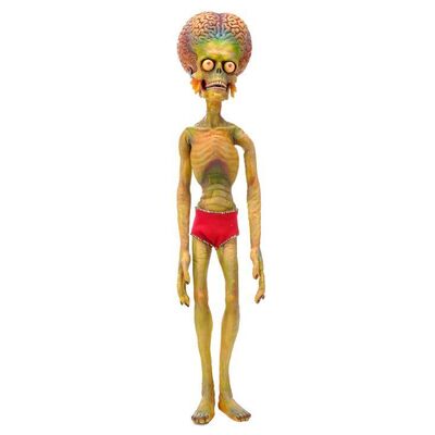 Lot # 499: MARS ATTACKS! (1996) - Martian Stop-Motion Puppet