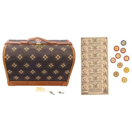 Lot # 511: MAVERICK (1994) - Satchel and Poker Chips