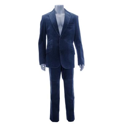 Lot # 554: NATIONAL TREASURE: BOOK OF SECRETS (2007) - Riley Poole's (Justin Bartha) Blue Suit Costume