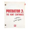 Lot # 622: PREDATOR 2 (1990) - Bound Annotated Revised Shooting Script