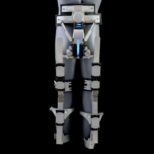 Lot # 626: PROMETHEUS (2012) - Peter Weyland's (Guy Pearce) Light-Up Exoskeleton Leg Rig