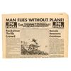 Lot # 637: ROCKETEER, THE (1991) - "Man Flies Without Plane!" Los Angeles Examiner Newspaper Cover
