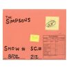 Lot # 656: SIMPSONS, THE (T.V. SERIES, 1989 - PRESENT) - Set of 11 Hand-Drawn Simpsons Family Animation Drawings with Production Folder