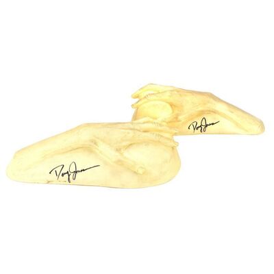 Lot # 674: SPECTRAL MOTION SFX - Pair of Doug Jones-Autographed Hand Castings
