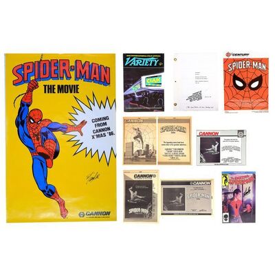 Lot # 686: SPIDER-MAN (1986 Unproduced) - Ephemera and Stan Lee-Autographed Materials