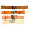 Lot # 695: STAR TREK: THE MOTION PICTURE (1979) - Four Starfleet Uniform Belts with Insignia Buckles