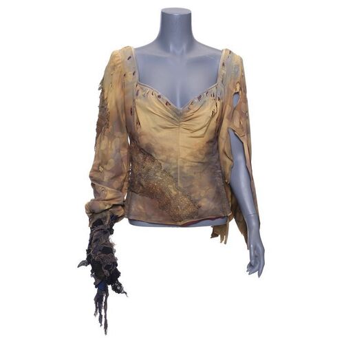 Lot # 706: STAR TREK II: THE WRATH OF KHAN (1982) - Khan's Navigator's (Laura Banks) Photo-Matched Tunic