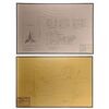 Lot # 712: STAR TREK VI: THE UNDISCOVERED COUNTRY (1991) - Pair of Framed Hand-Drawn Klingon Courtroom Blueprints