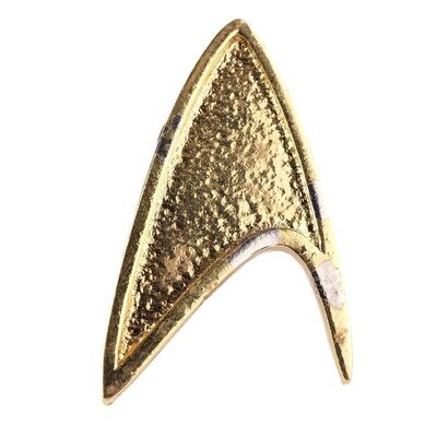 Lot # 717: STAR TREK (2009) - Starfleet Academy Cadet Collar Insignia Badge