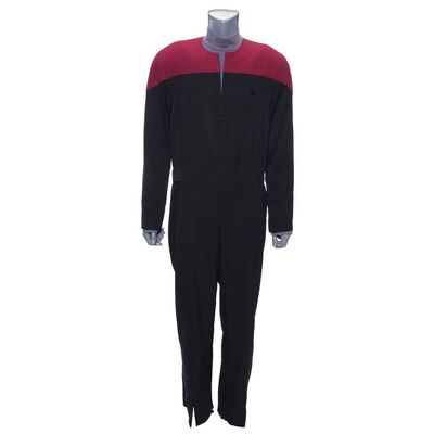 Lot # 757: STAR TREK: VOYAGER (T.V. SERIES, 1995 - 2001) - Weiss/Hologram's (Spencer Garrett) Command Uniform