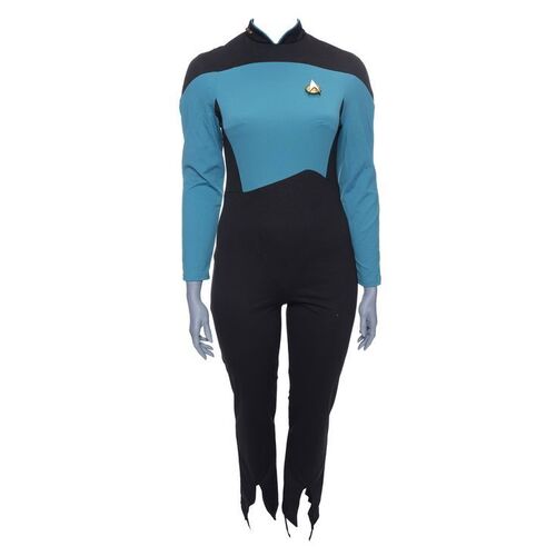 Lot # 770: STAR TREK: THE EXPERIENCE - Women's Starfleet Science Division Uniform Jumpsuit