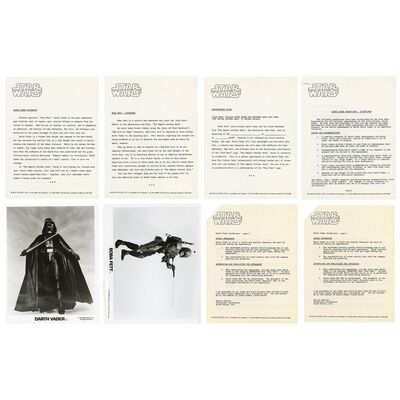 Lot # 802: STAR WARS: THE EMPIRE STRIKES BACK (1980) - Lucasfilm Darth Vader and Boba Fett Personal Appearance Guidelines and Character Biographies