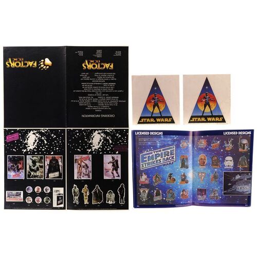Lot # 808: STAR WARS: THE EMPIRE STRIKES BACK (1980) - Factors Licensing Brochure and Catalog Featuring Star Wars