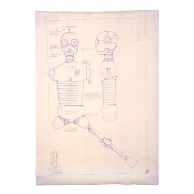 Lot # 815: STAR WARS: RETURN OF THE JEDI (1983) - Tortured Droid Blueprint