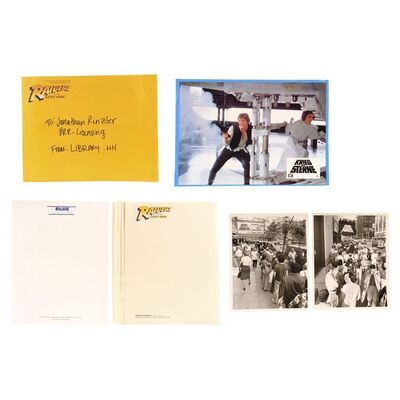 Lot # 833: LUCASFILM - Set of Letterhead and Promotional Photographs